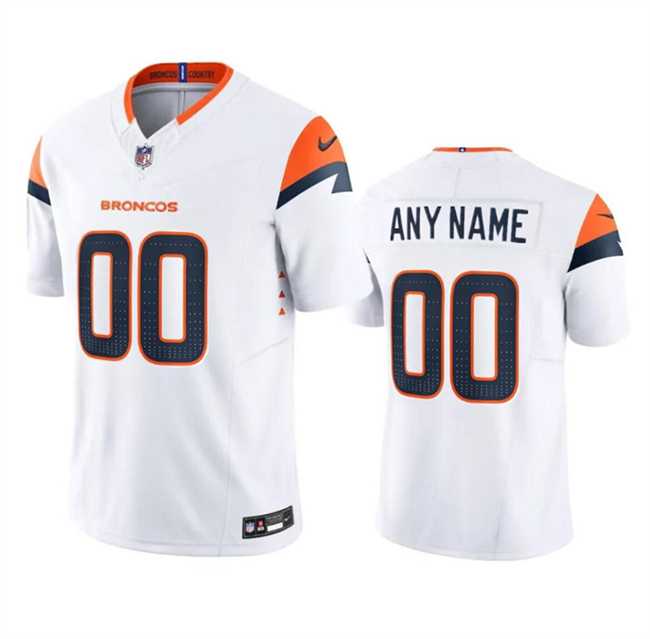 Youth Denver Broncos Active Player Custom White 2024 F.U.S.E. Vapor Limited Football Stitched Jersey->customized nhl jersey->Custom Jersey